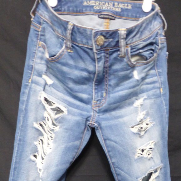 AMERICAN EAGLE OUTFITTERS, stretch denim, size 6